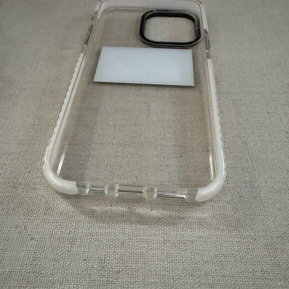 Blanc Space iPhone 14 Pro Max clear phone case with text - Picture 4 of 5